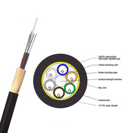 Açık Hava ADSS 8 Çekirdekli Tüm Dielektrik Kendinden Destekli Fiber Optik Kablo