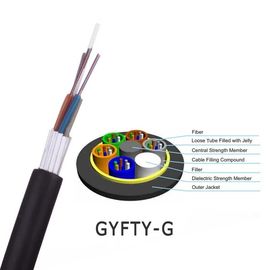 GYFTY 12 Çekirdekli Ofc Kablo Gevşek Tüp Metalik ve Zırhsız Dış Mekan