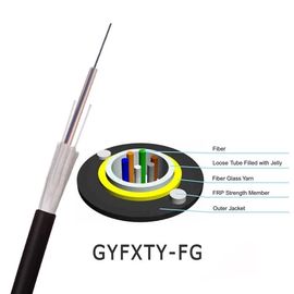 Merkezi Gevşek Tüp GYFXTY 6 Çekirdekli Ofc Kablo Metalik ve Zırhsız