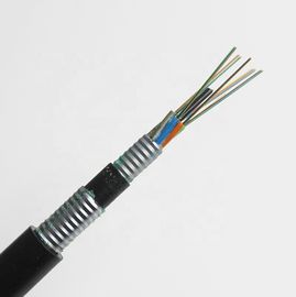 HDPE Çift Kılıflı GYTA53/GYTS53 Tek Modlu Zırhlı, Doğrudan Gömülü Dış Mekan Fiber Optik Kablo
