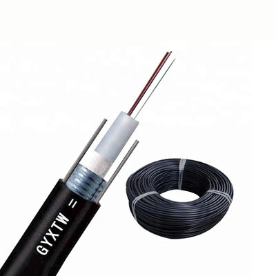 Siyah PE Dış Kılıf LSZH 8/12/24 Çekirdekli Zırhlı Dış Mekan Fiber Optik Kablo (GYXTW)