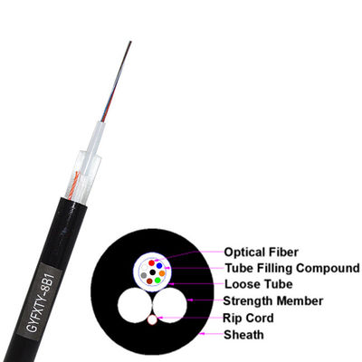 Cam İpliği Zırhlı Fiber Optik Ethernet Kablosu GYFTY-FS RFP Merkezi Mukavemet Üyesi