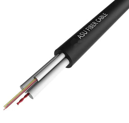 OEM G652D 6 Çekirdekli Dış Mekan Tipleri Tek Modlu Kendinden Destekli ADSS Fiber Optik Kablo