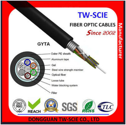 Kanal ve Dış Mekan Kullanımı için 24 Çekirdekli Tek Modlu ve Çok Modlu Zırhlı Fiber Optik Kablo