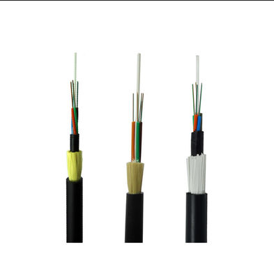 Güç Telekomünikasyonu için Metal Olmayan 12 Çekirdekli ADSS Fiber Optik Kablo Anten Kendinden Destekli