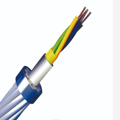 Havai Topraklama Kablosu OPGW Kablosu Alüminyum Kaplı Çelik Tel Optik Fiber OPGW Kablosu