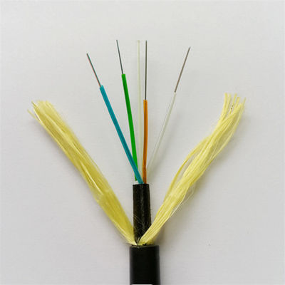 Kevlar İplik 100M 200M 300M Span ADSS 24 48 96 144 Çekirdekli Fiber Optik Kablo
