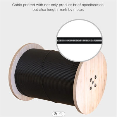 Kevlar İplik 100M 200M 300M Span ADSS 24 48 96 144 Çekirdekli Fiber Optik Kablo