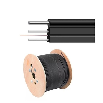 GJYXCH FTTH Dış Mekan Kendinden Destekli Bırakma Kablosu 2 Çekirdekli G657A1 fiber Şekil 8 Fiber Optik Kablo çelik tel
