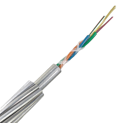 İletişim için 2-42 çekirdekli Önceden Şekillendirilmiş OPGW Fiber Optik Kablo