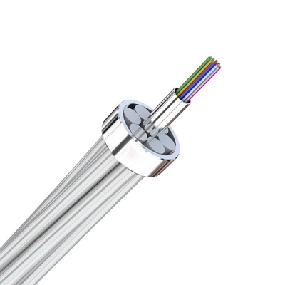 Örgülü OPGW Optik Fiber Kompozit Havai Topraklama Kablosu Çift Katmanlı