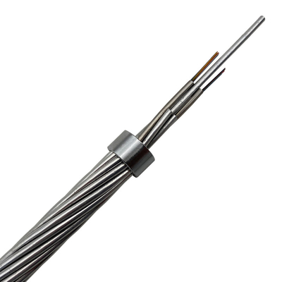 36 Çekirdekli Fiber Optik Kablo OPGW Kendinden Destekli Havayolu topraklama kablosunun Değiştirilmesi için İletişim Kablosu